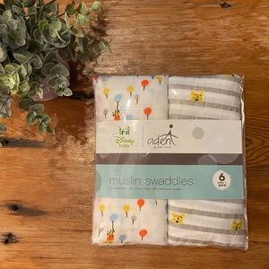 Brand New Winnie The Pooh Muslin Swaddles